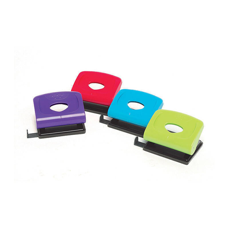 Mbg Punch 2H Plastic 20Sht Ast